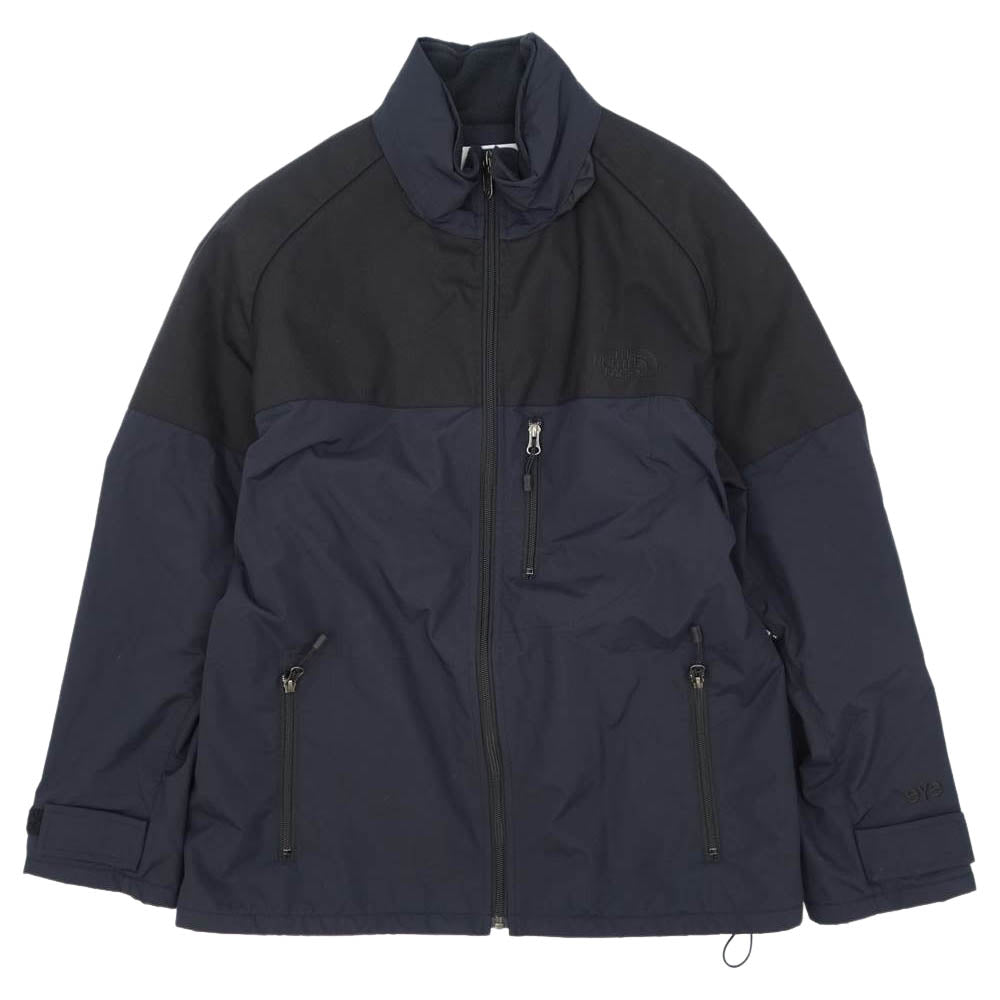 JUNYA WATANABE COMME des GARCONS MAN ジュンヤワタナベコムデギャルソンマン WF-J922 eYe The North Face ノースフェイス AD2020 WF-J922 Hydrene Fleece Jacket ナイロンタッサーラミネート2層 エステルフリース ジャケット ダークネイビー系 M【中古】