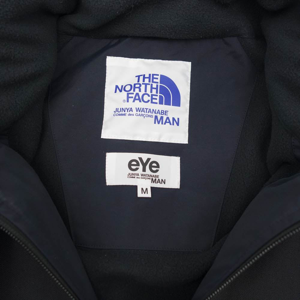 JUNYA WATANABE COMME des GARCONS MAN ジュンヤワタナベコムデギャルソンマン WF-J922 eYe The North Face ノースフェイス AD2020 WF-J922 Hydrene Fleece Jacket ナイロンタッサーラミネート2層 エステルフリース ジャケット ダークネイビー系 M【中古】