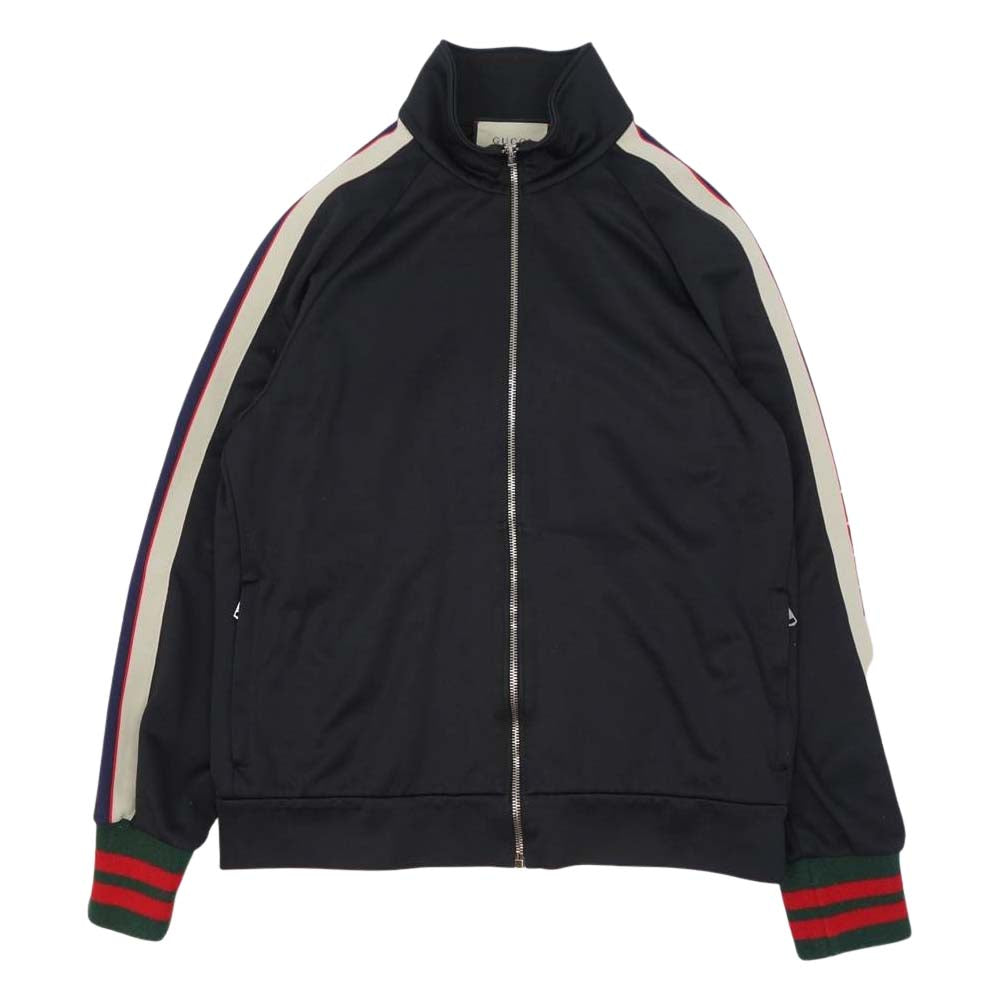 GUCCI グッチ 17AW 474634 X5T39 テクニカル ジャージー ブラック系 M【中古】