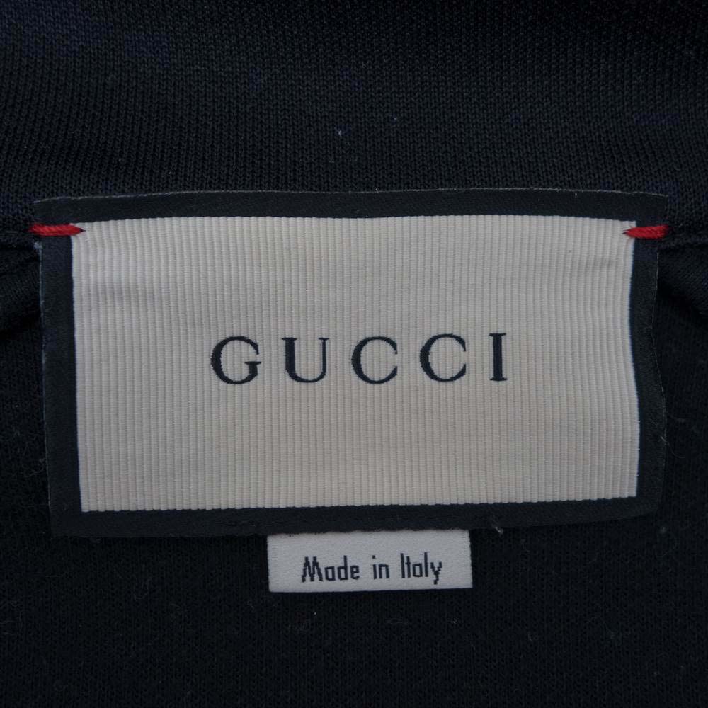 GUCCI グッチ 17AW 474634 X5T39 テクニカル ジャージー ブラック系 M【中古】