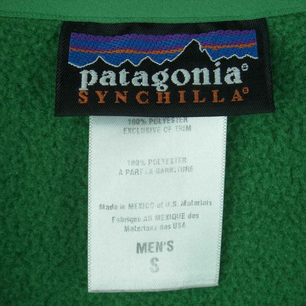 patagonia パタゴニア 08AW 25737 SYNCHILLA シンチラ フリース プルオーバー ジャケット グリーン系 S【中古】