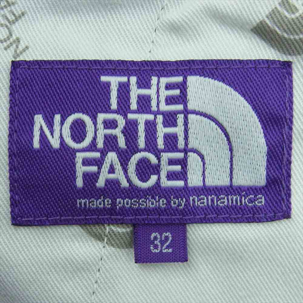 THE NORTH FACE ノースフェイス NT5051N PURPLE LABEL パープル レーベル Strech Twill Taperd Pants ストレッチ テーパード パンツ グレー系 32【中古】