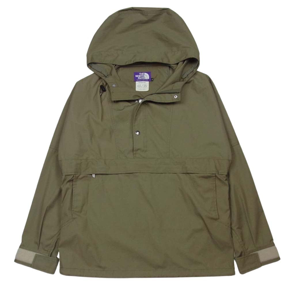 THE NORTH FACE ノースフェイス NP2652N PURPLE LABEL パープル レーベル 65/35 WIND JAMMER PARKA ウィンド ジャマー パーカ ジャケット カーキベージュ系 L【中古】