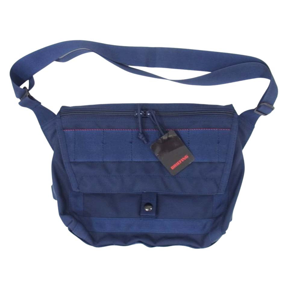BRIEFING ブリーフィング × BEAMS Plus ブリーフィング ビームス プラス FLEET MESSENGER BAG メッセンジャー バッグ ショルダー ネイビー系【中古】