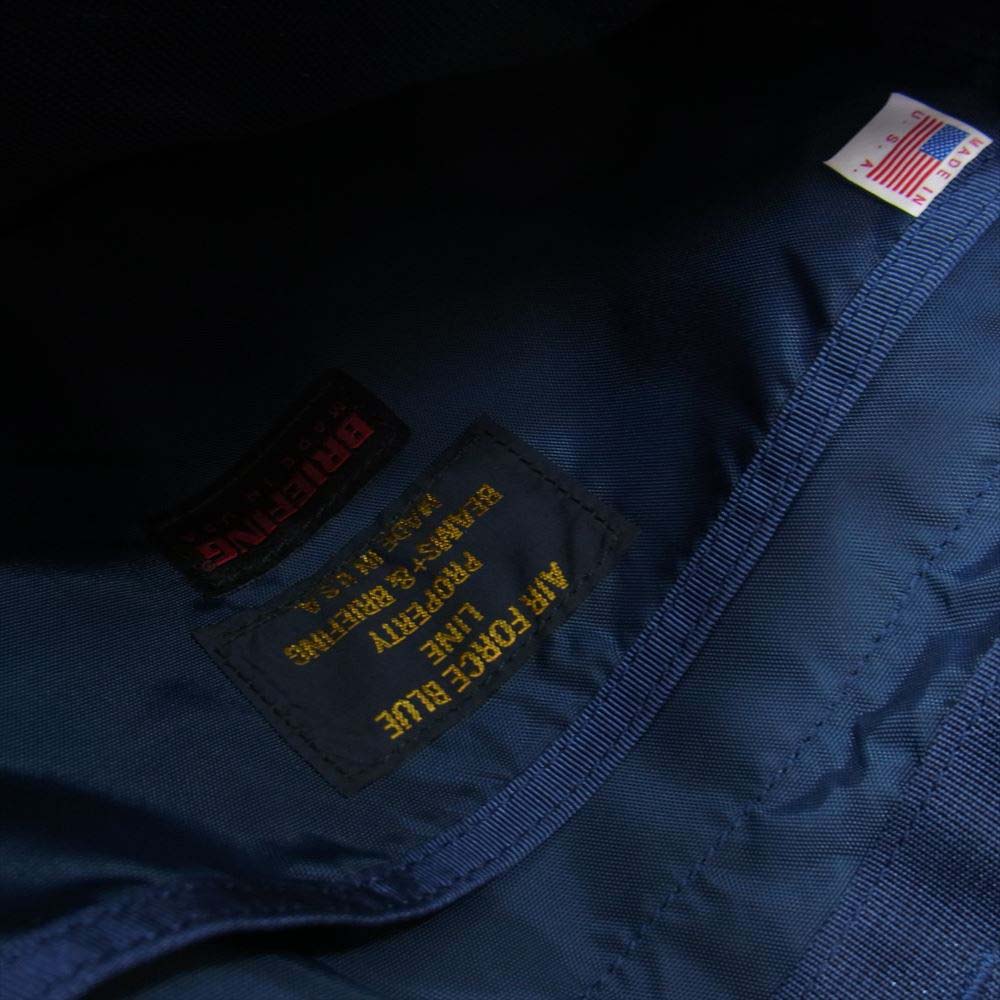 BRIEFING ブリーフィング × BEAMS Plus ブリーフィング ビームス プラス FLEET MESSENGER BAG メッセンジャー バッグ ショルダー ネイビー系【中古】