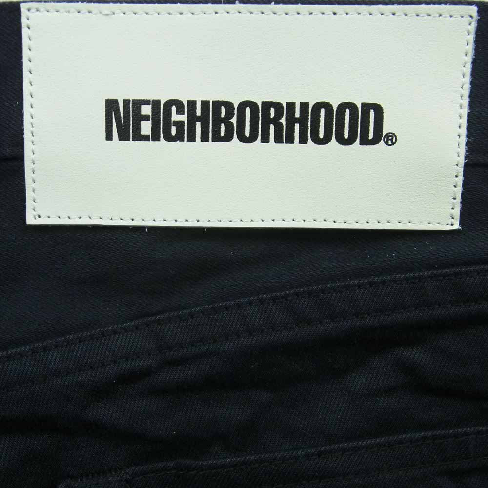 NEIGHBORHOOD ネイバーフッド 22SS 221AQNH-PTM05 Skinny / C-PT スキニー パンツ コットン 日本製 ブラック系 S【美品】【中古】