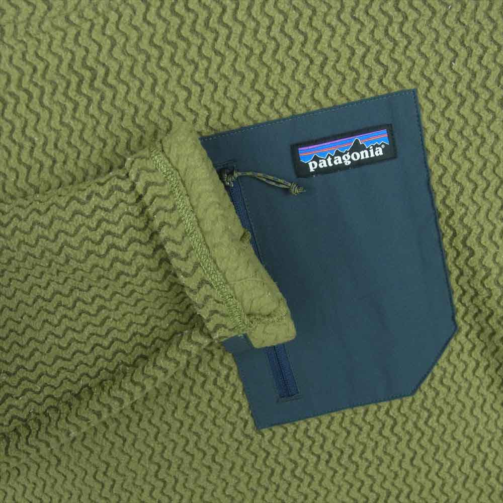patagonia パタゴニア 21AW 40235 R1 Air Crew R1エア クルー フリース カットソー グリーン系 L【中古】