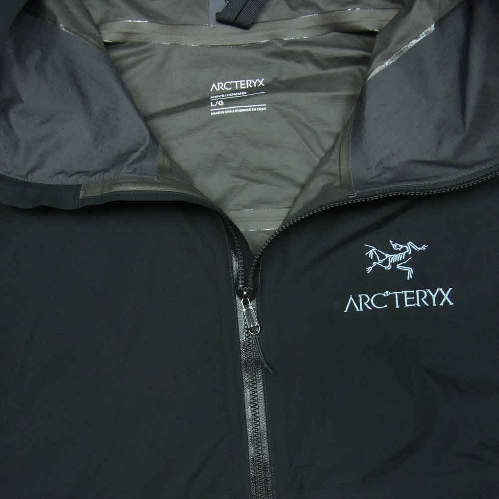 ARC'TERYX アークテリクス 国内正規品 ZETA FL JACKET ゼータ ナイロン ジャケット ブラック系 L【美品】【中古】