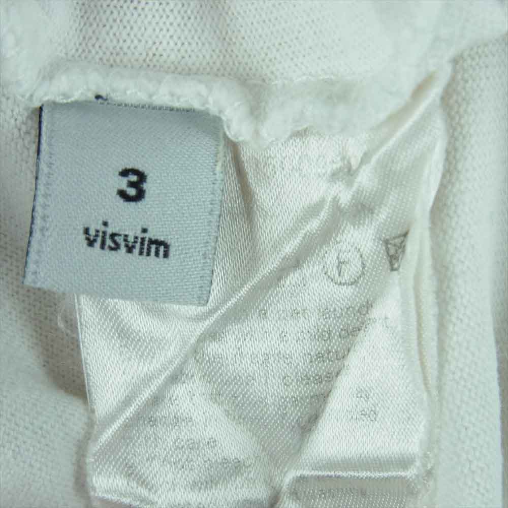 VISVIM ビズビム pac tee パック クルーネック 半袖 Ｔシャツ カットソー ホワイト系 3【中古】