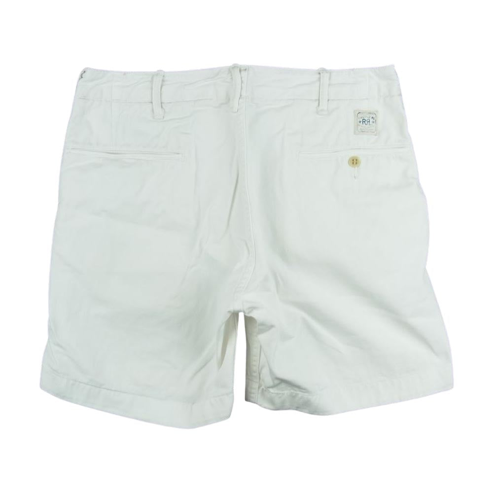 RRL ダブルアールエル コットン チノ ハーフパンツ ショーツ ショート パンツ 中国製 ホワイト系 29【中古】