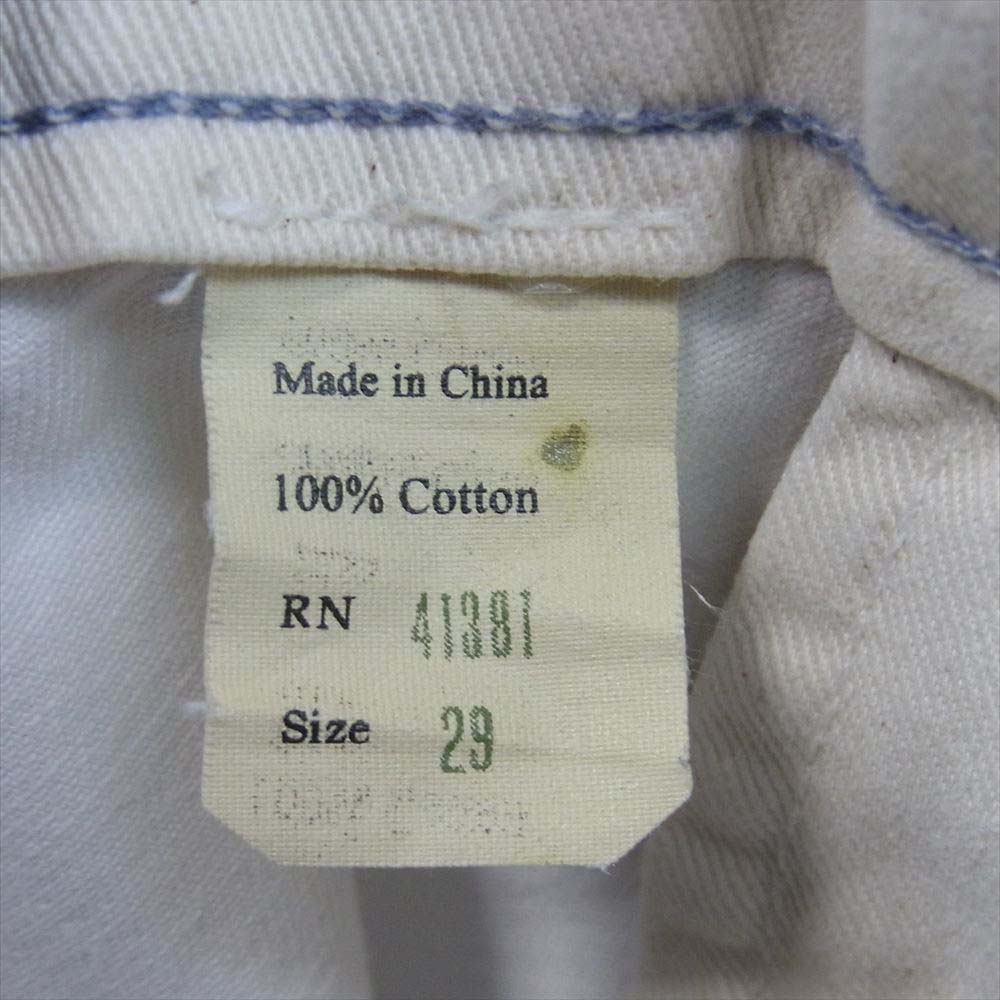 RRL ダブルアールエル コットン チノ ハーフパンツ ショーツ ショート パンツ 中国製 ホワイト系 29【中古】