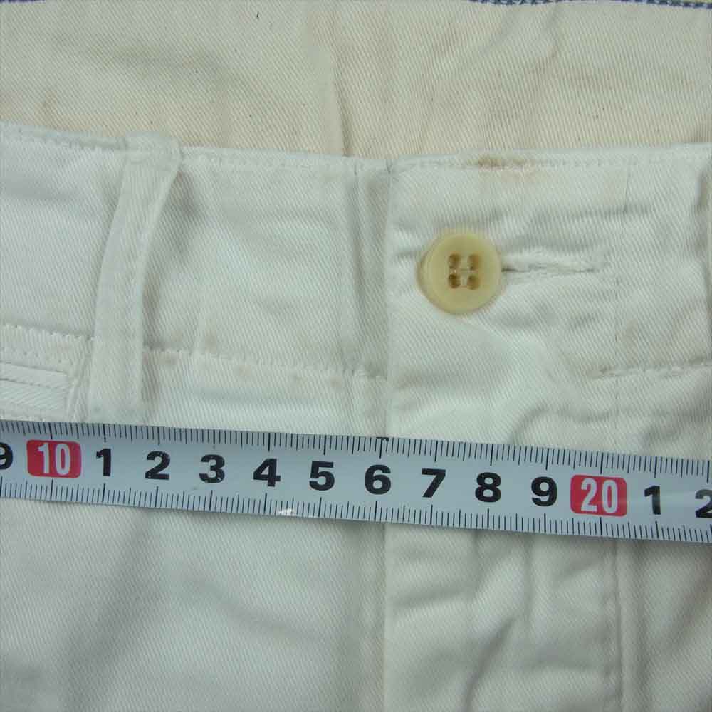 RRL ダブルアールエル コットン チノ ハーフパンツ ショーツ ショート パンツ 中国製 ホワイト系 29【中古】