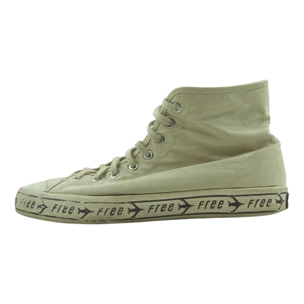 VISVIM ビズビム SKAGWAY キャンバス ハイカット スニーカー 中国製 ベージュ系 US9.5【中古】
