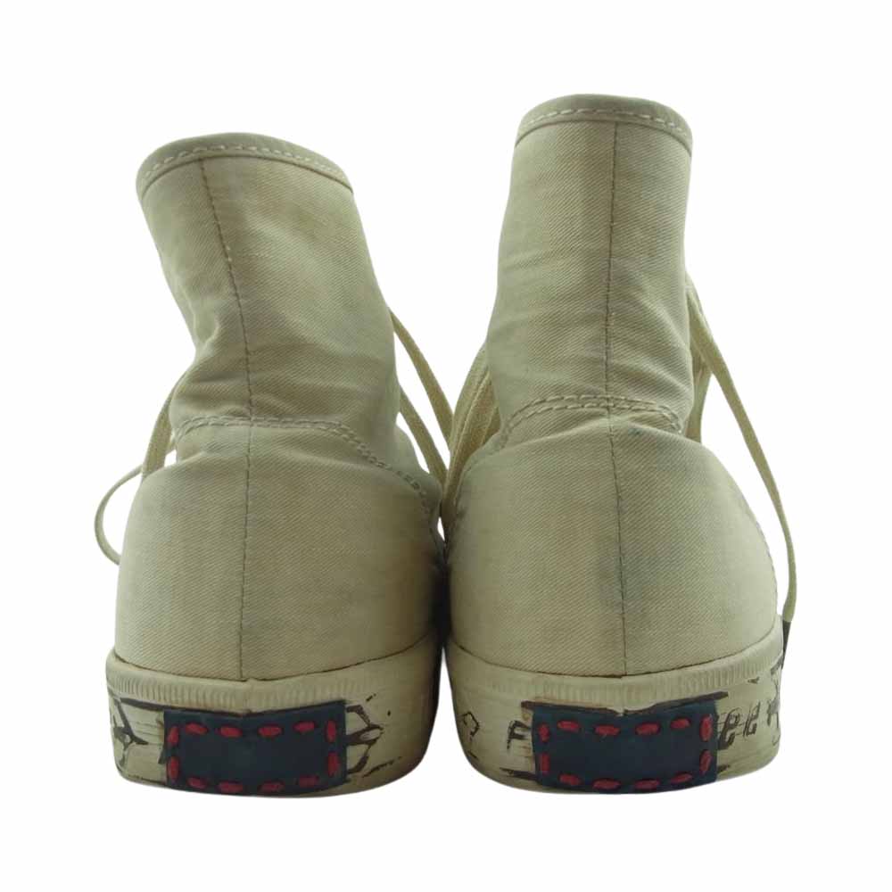VISVIM ビズビム SKAGWAY キャンバス ハイカット スニーカー 中国製 ベージュ系 US9.5【中古】