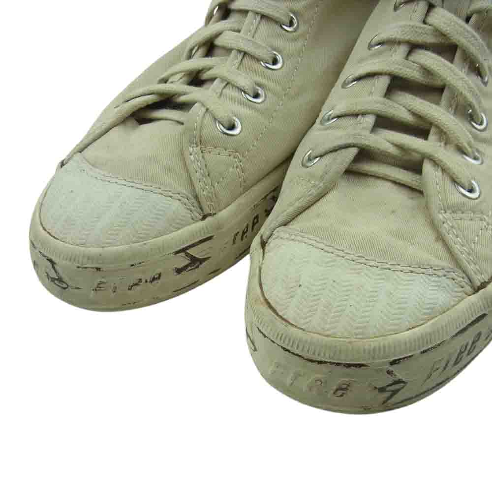 VISVIM ビズビム SKAGWAY キャンバス ハイカット スニーカー 中国製 ベージュ系 US9.5【中古】