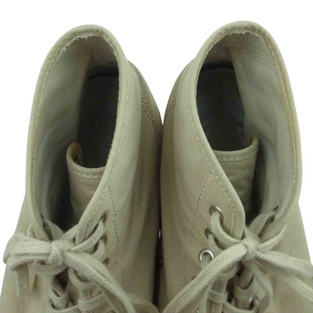 VISVIM ビズビム SKAGWAY キャンバス ハイカット スニーカー 中国製 ベージュ系 US9.5【中古】