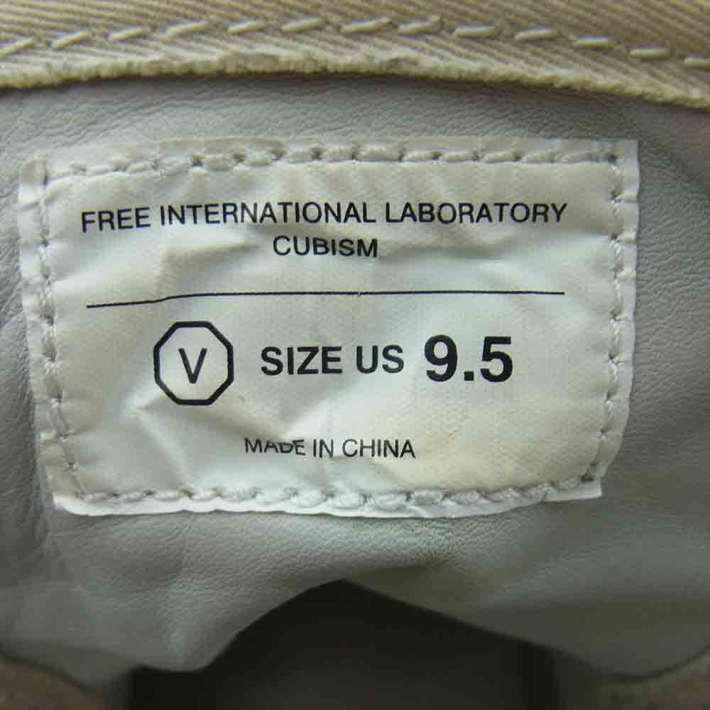 VISVIM ビズビム SKAGWAY キャンバス ハイカット スニーカー 中国製 ベージュ系 US9.5【中古】