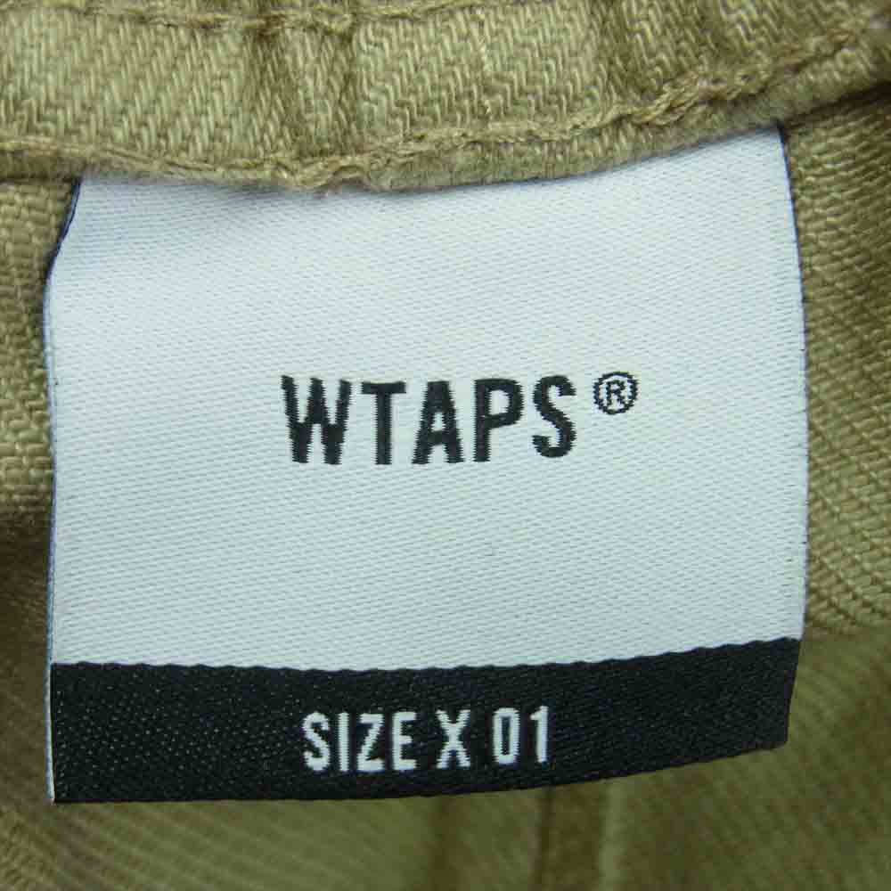 WTAPS ダブルタップス 20AW 202BRDT-PTM03 chef pants シェフ パンツ コットン 日本製 サンドベージュ系 01【中古】