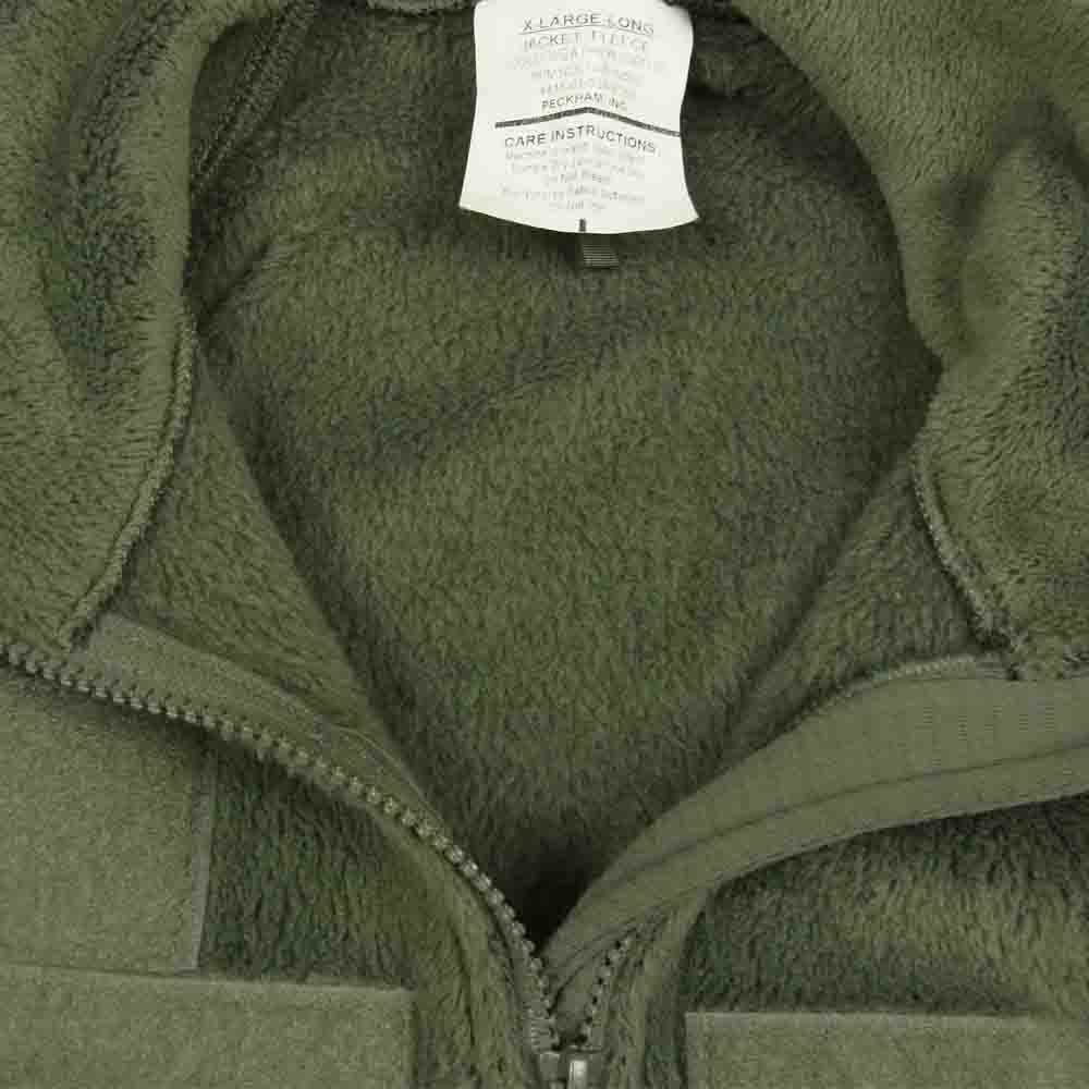 エクワックス JACKET FLEECE COLD WEATHER (GEN III) LEVEL3 PECKHAM, INC フリース ポーラテック ジャケット グリーン系 XL【中古】