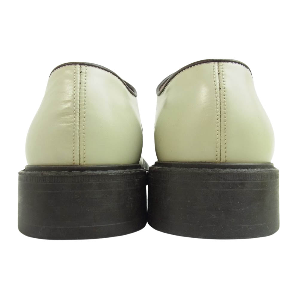 ケネスコール 8002 プレーントゥ シューズ ベージュ系 7.5【中古】
