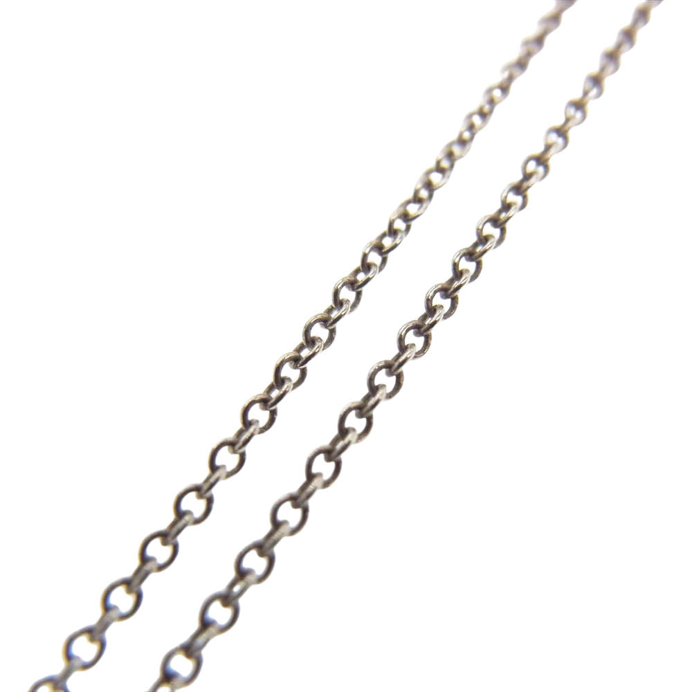 TIFFANY&Co. ティファニー オープンハート ネックレス シルバー系【中古】