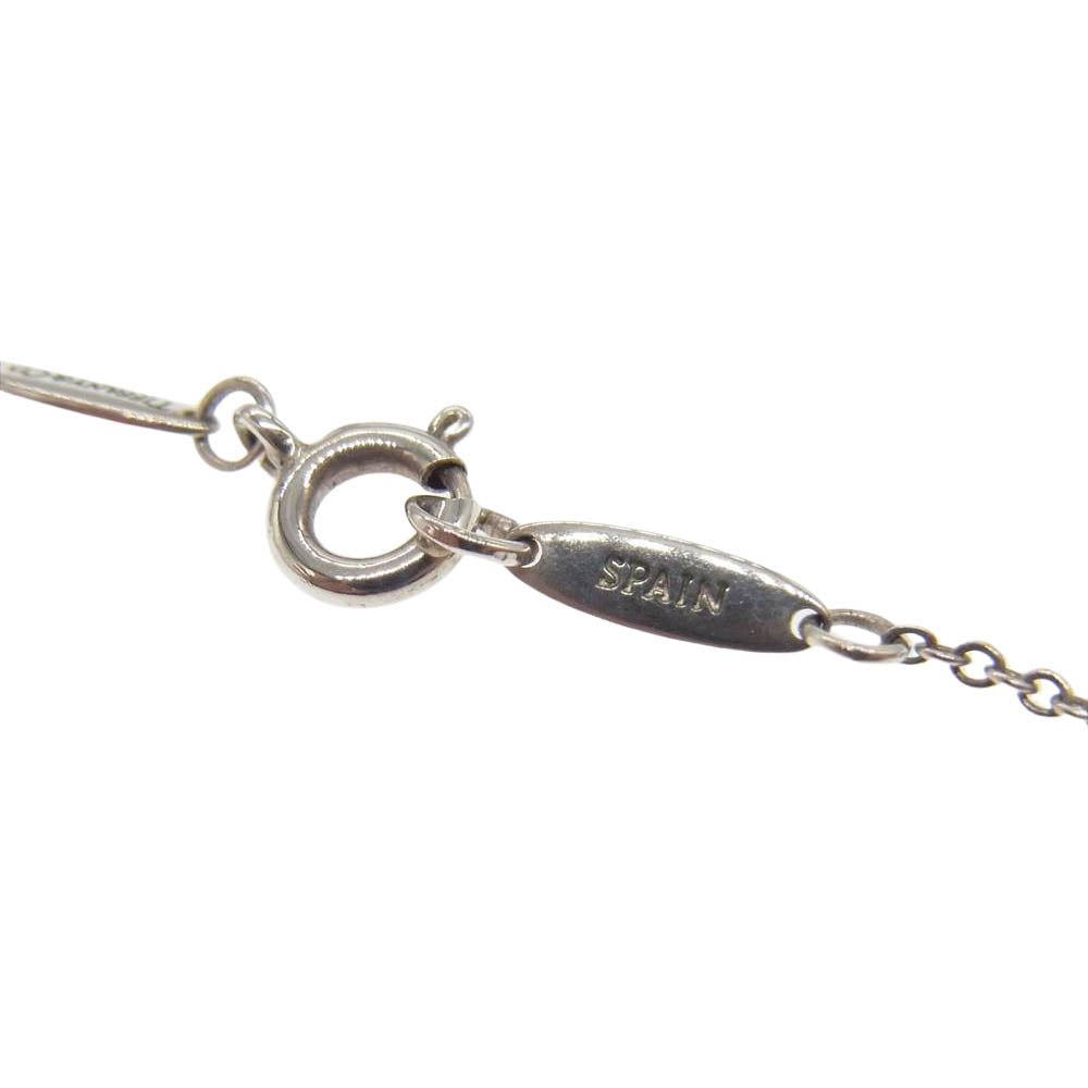 TIFFANY&Co. ティファニー オープンハート ネックレス シルバー系【中古】