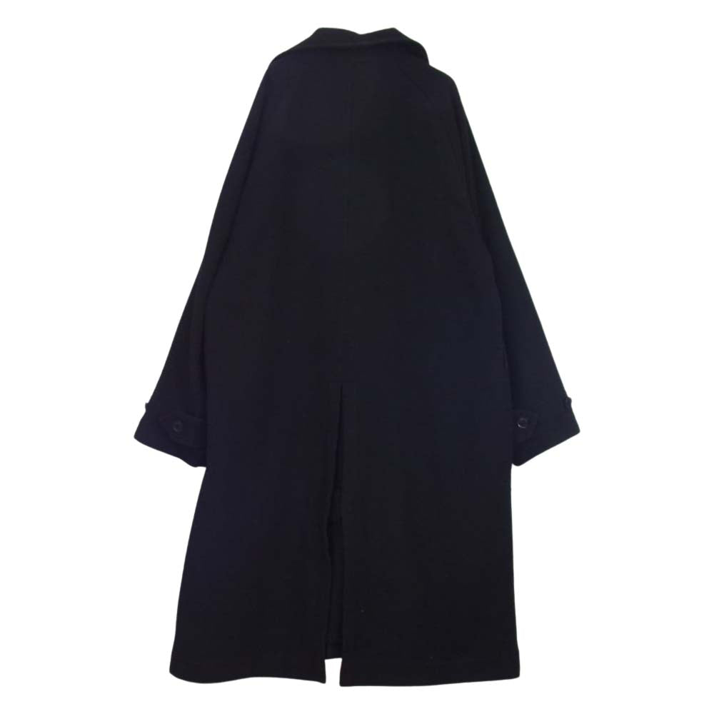 Yohji Yamamoto ヨウジヤマモト GrowndY GW-C06-101 Raglan Big Coat ラグラン ビッグ コート ブラック系 3【中古】