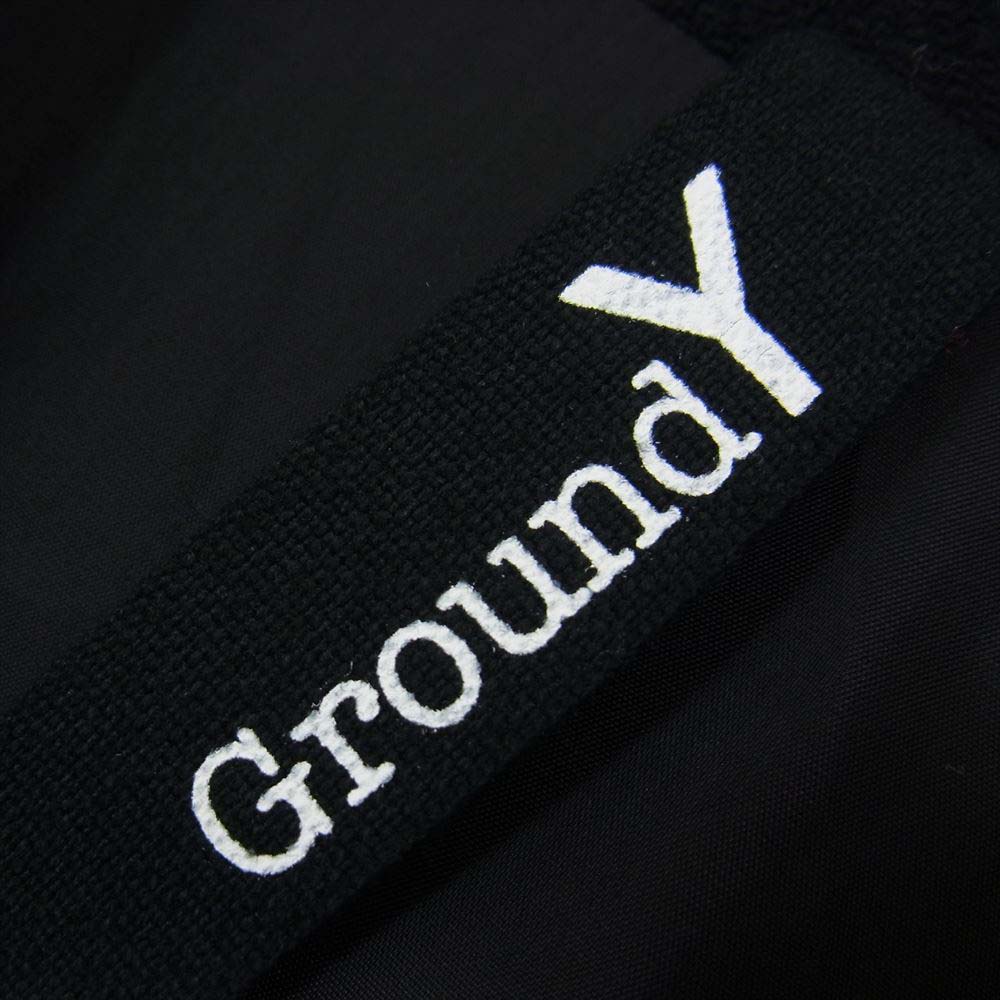 Yohji Yamamoto ヨウジヤマモト GrowndY GW-C06-101 Raglan Big Coat ラグラン ビッグ コート ブラック系 3【中古】