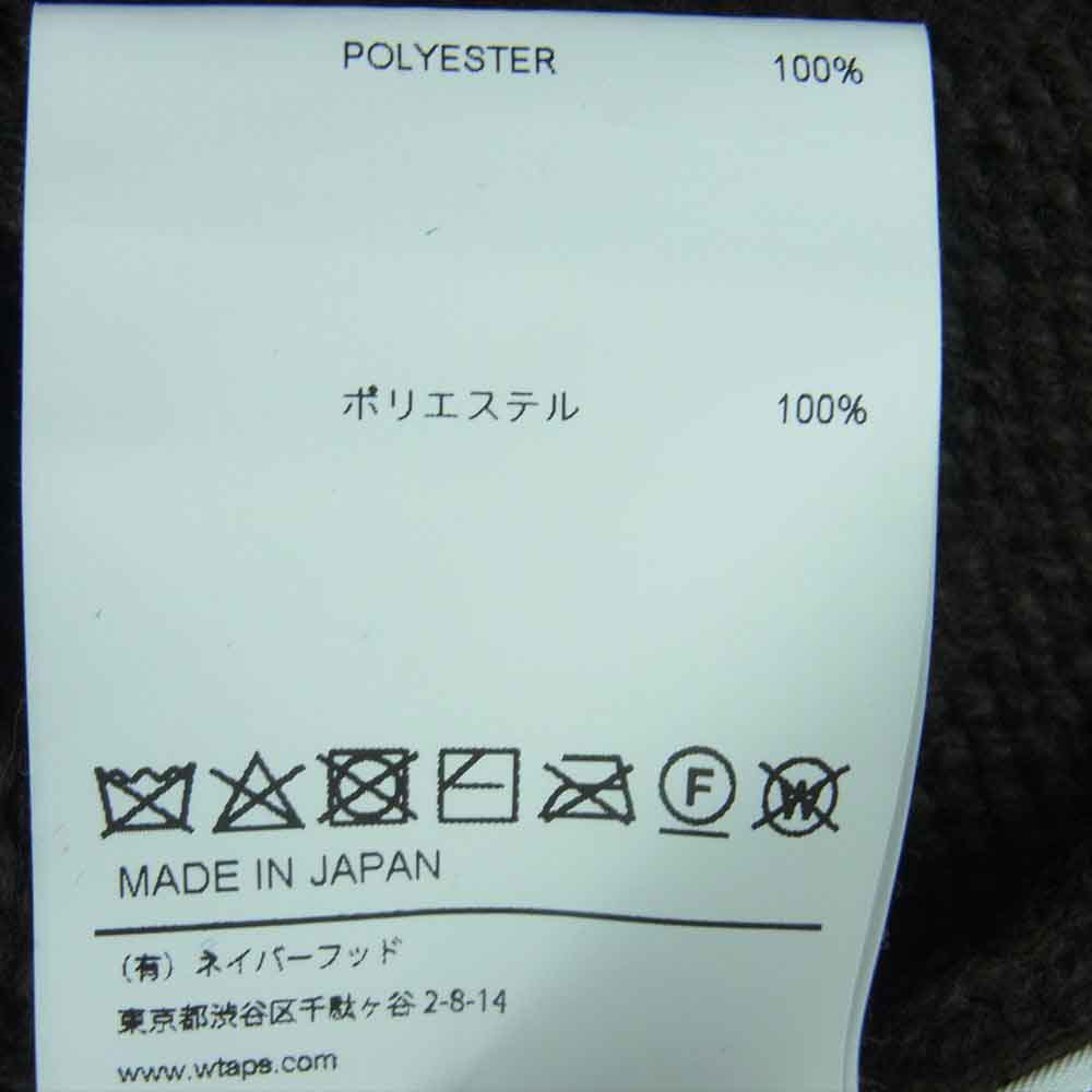 WTAPS ダブルタップス 21AW 212MADT-KNM01 PALMER SWEATER カーディガン 日本製 ブラウン系 03【中古】