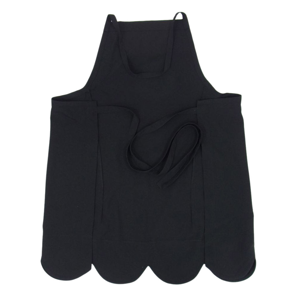 COMME des GARCONS コムデギャルソン 20AW NF-A009-051-1-2 GIRL ガール ウールギャバ エプロン ワンピース ブラック系 S【新古品】【未使用】【中古】
