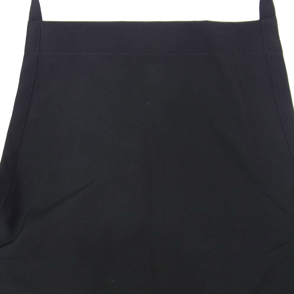 COMME des GARCONS コムデギャルソン 20AW NF-A009-051-1-2 GIRL ガール ウールギャバ エプロン ワンピース ブラック系 S【新古品】【未使用】【中古】