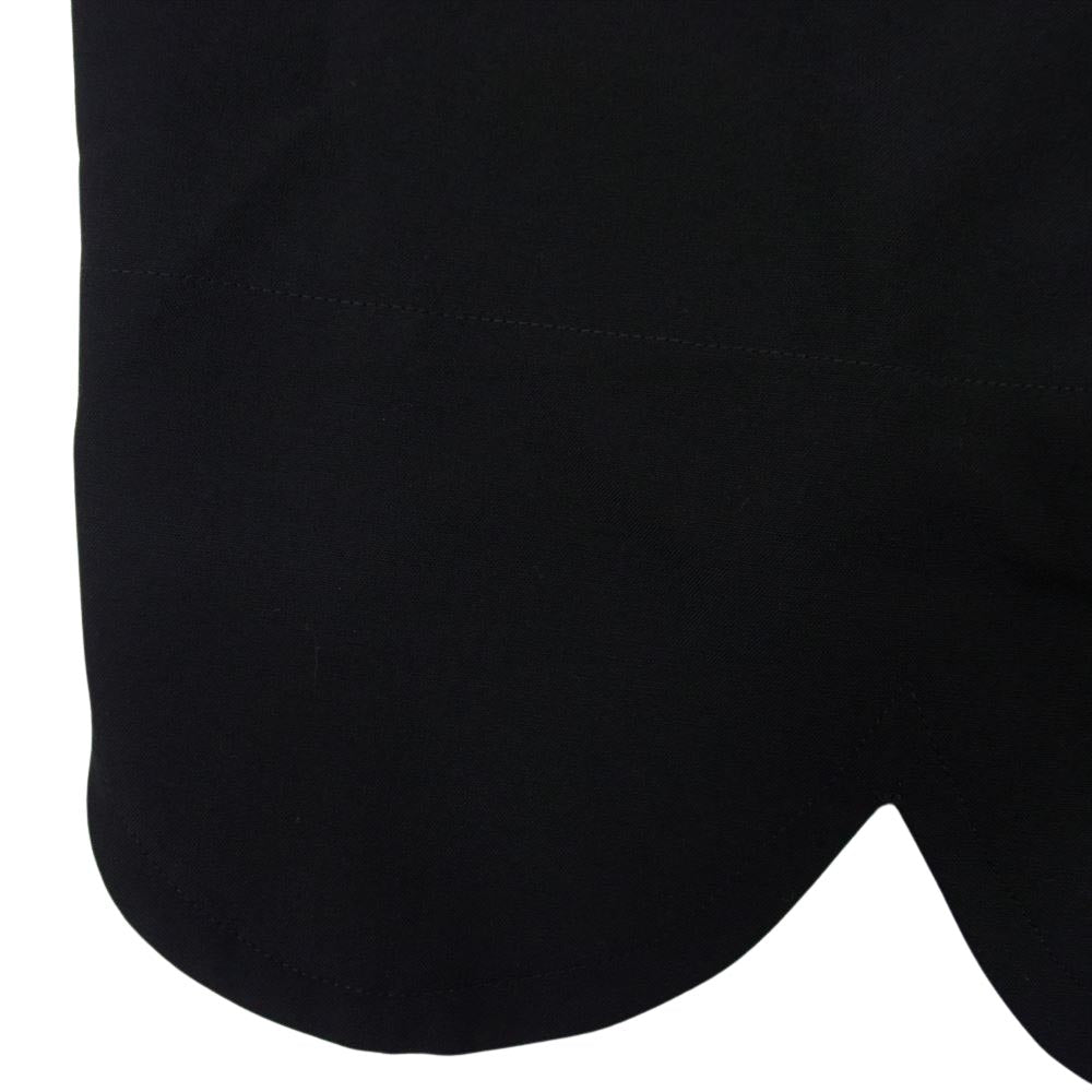 COMME des GARCONS コムデギャルソン 20AW NF-A009-051-1-2 GIRL ガール ウールギャバ エプロン ワンピース ブラック系 S【新古品】【未使用】【中古】