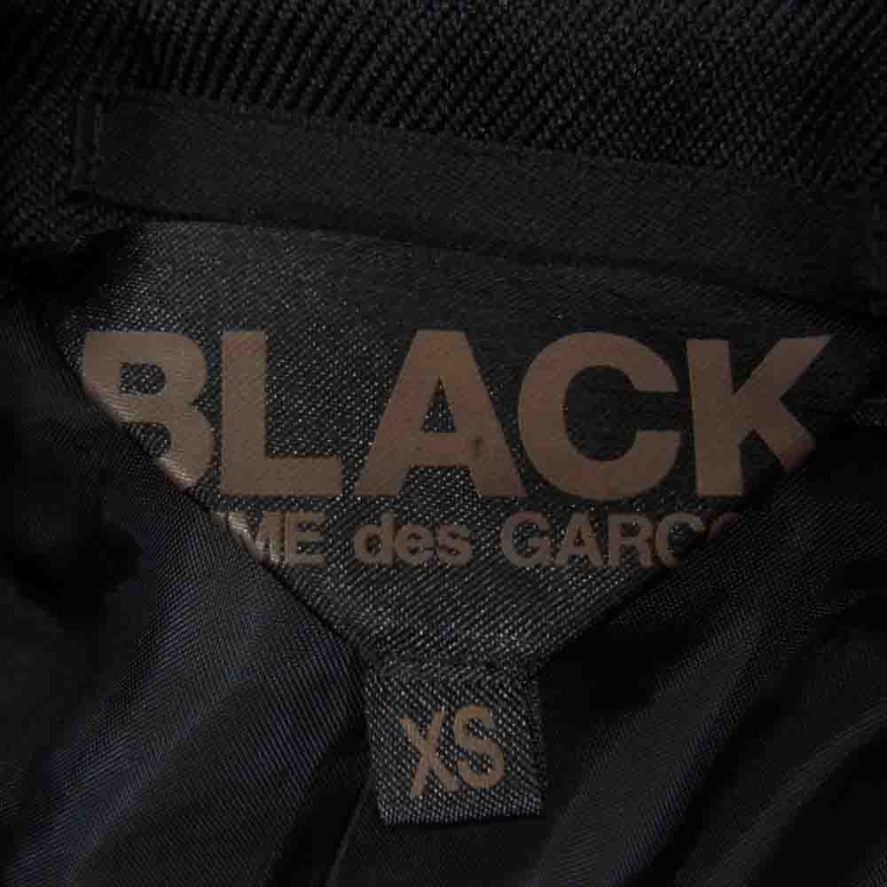 COMME des GARCONS コムデギャルソン BLACK AD2019 エステルオックス ポリ製品加工 チェスター コート ブラック系 XS【新古品】【未使用】【中古】