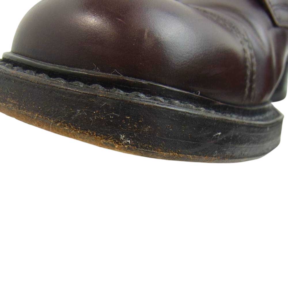 PRADA プラダ PUS478 ストレートチップ ダブル モンクシューズ ブラウン系 6.5【中古】