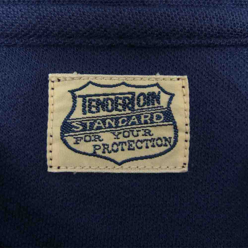 TENDERLOIN テンダーロイン T-WORK POLO ポロシャツ ネイビー系 ライトネイビー系 L【中古】
