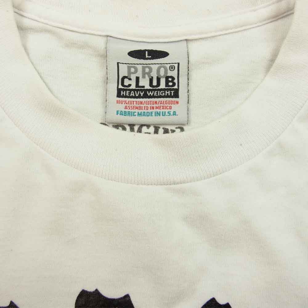TENDERLOIN テンダーロイン TEE L/S BS ボルネオスカル ロング スリーブ Tシャツ カットソー ホワイト系 L【中古】