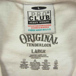 TENDERLOIN テンダーロイン TEE L/S BS ボルネオスカル ロング スリーブ Tシャツ カットソー ホワイト系 L【中古】