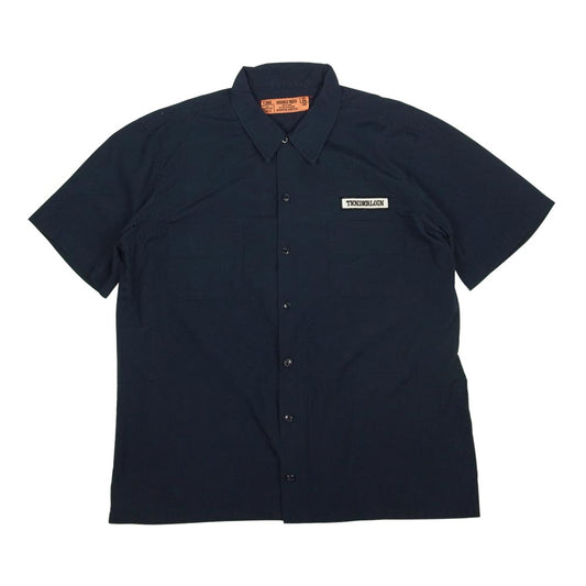 TENDERLOIN テンダーロイン T-WORK SHT S/S 半袖 ワーク シャツ ネイビー系 XL【中古】