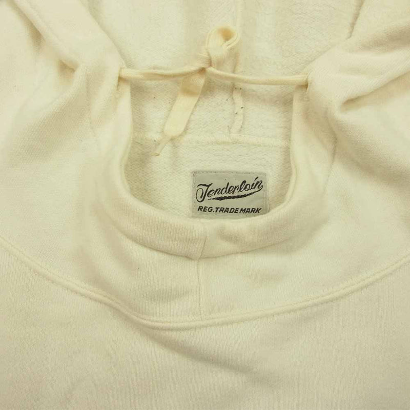 TENDERLOIN テンダーロイン T-SWEAT PARKA BS ボルネオスカル スウェット パーカー ホワイト系 M【中古】