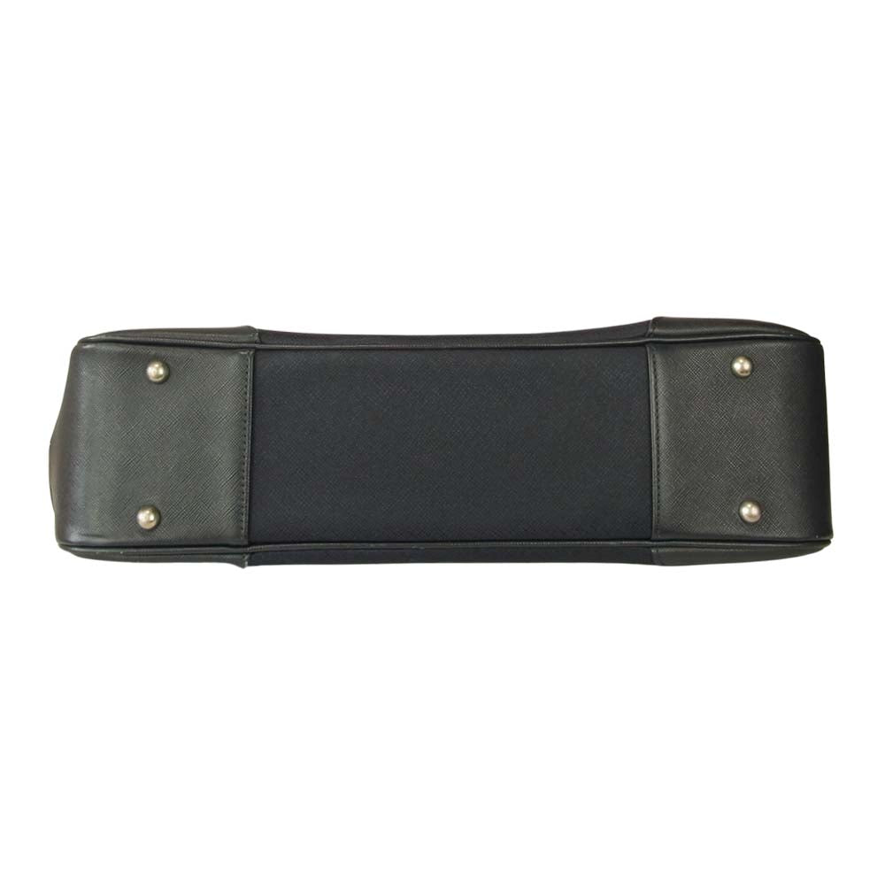 PELLE MORBIDA ペッレモルビダ CAPITACNC CA101 Capitano キャピターノ CA101 横型 トートバッグ ネイビー系【中古】