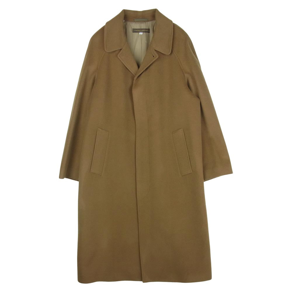 UNITED ARROWS ユナイテッドアローズ ウール トレンチ コート 日本製 ブラウン系 M【中古】