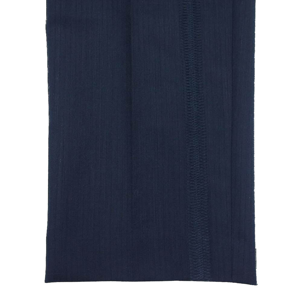 DRIES VAN NOTEN ドリスヴァンノッテン 国内正規品 サイドアジャスター 刺繍 シャドウ ストライプ センタープレス スラックス パンツ ブラック系 46【中古】