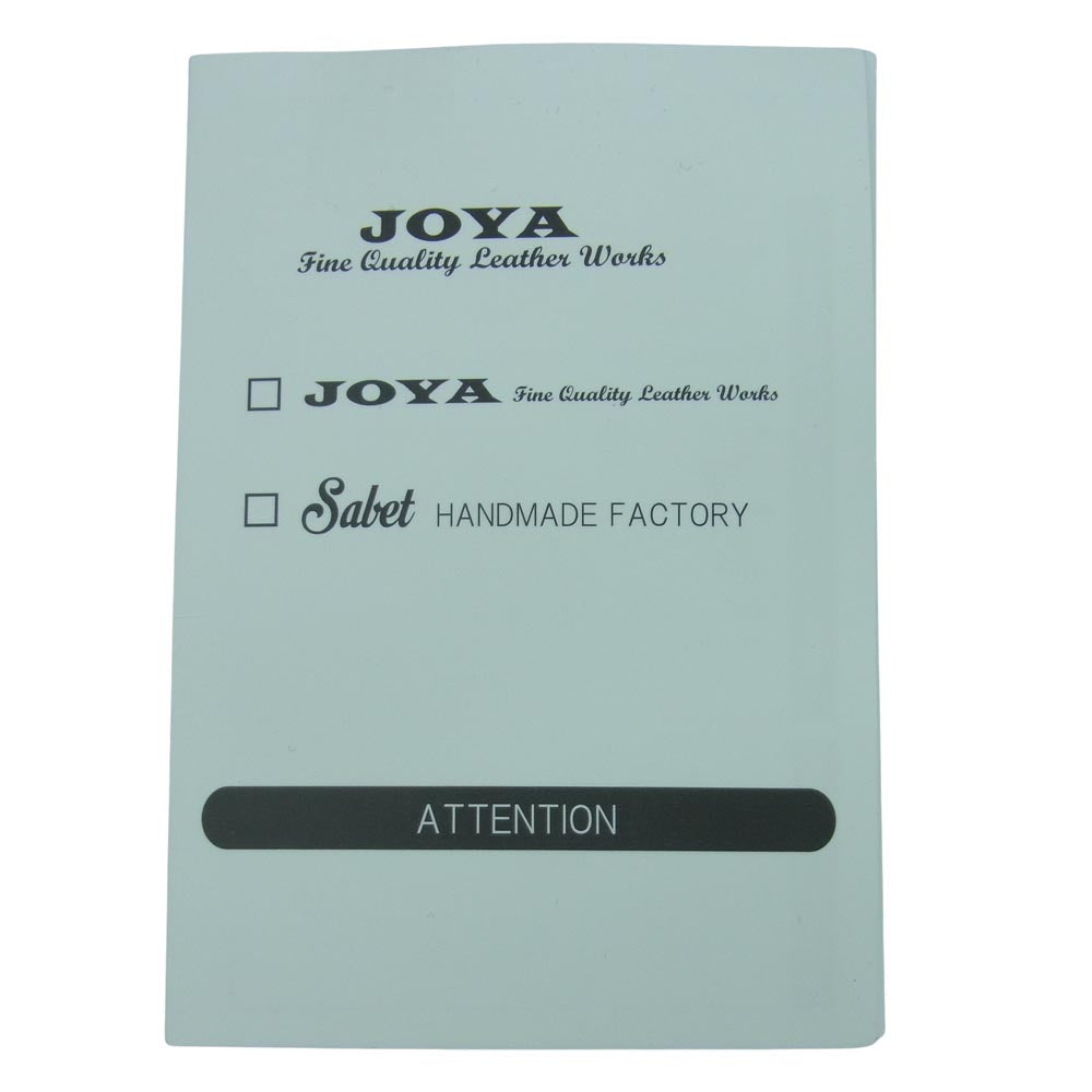 ジョヤ J4530 カウレザー 2WAY ボストン ショルダー バッグ ブラック系【新古品】【未使用】【中古】