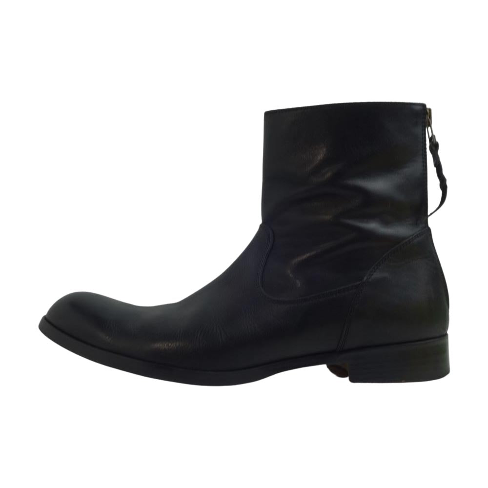 PADRONE パドローネ PU7885-1101-11C BACK ZIP BOOTS バックジップ ブーツ  ブラック系【中古】
