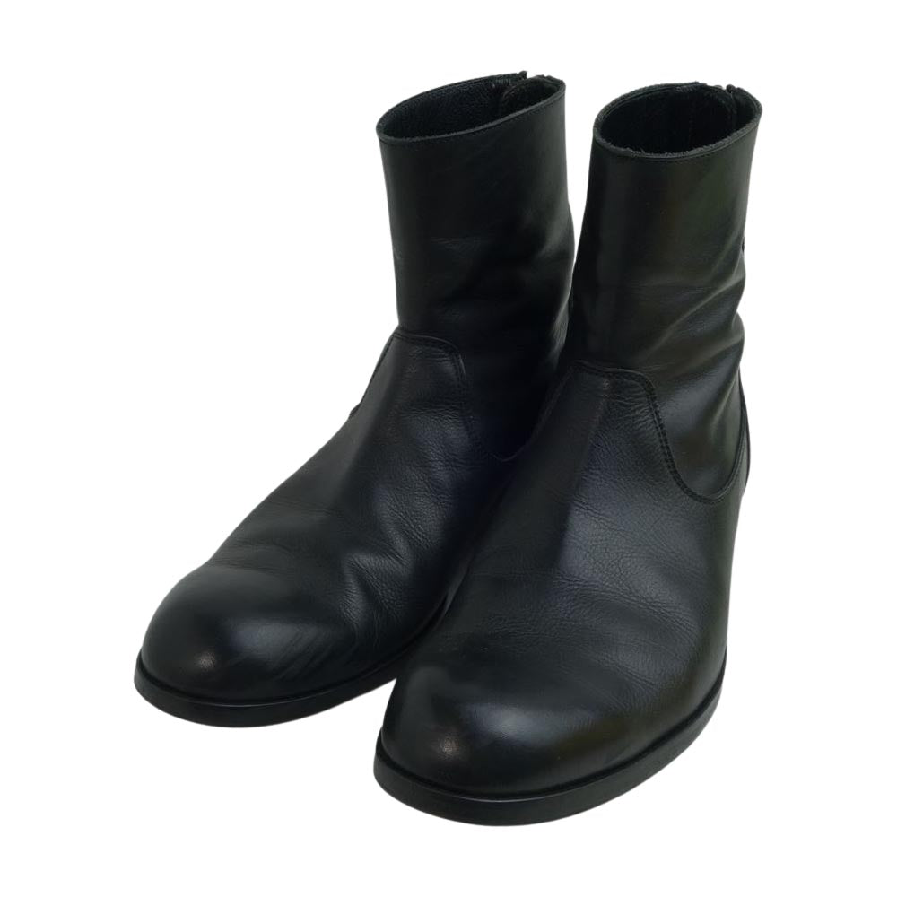 PADRONE パドローネ PU7885-1101-11C BACK ZIP BOOTS バックジップ ブーツ  ブラック系【中古】