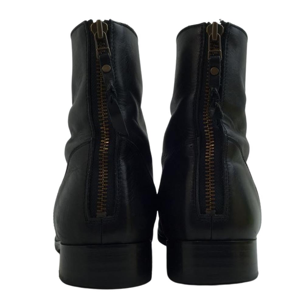 PADRONE パドローネ PU7885-1101-11C BACK ZIP BOOTS バックジップ ブーツ  ブラック系【中古】