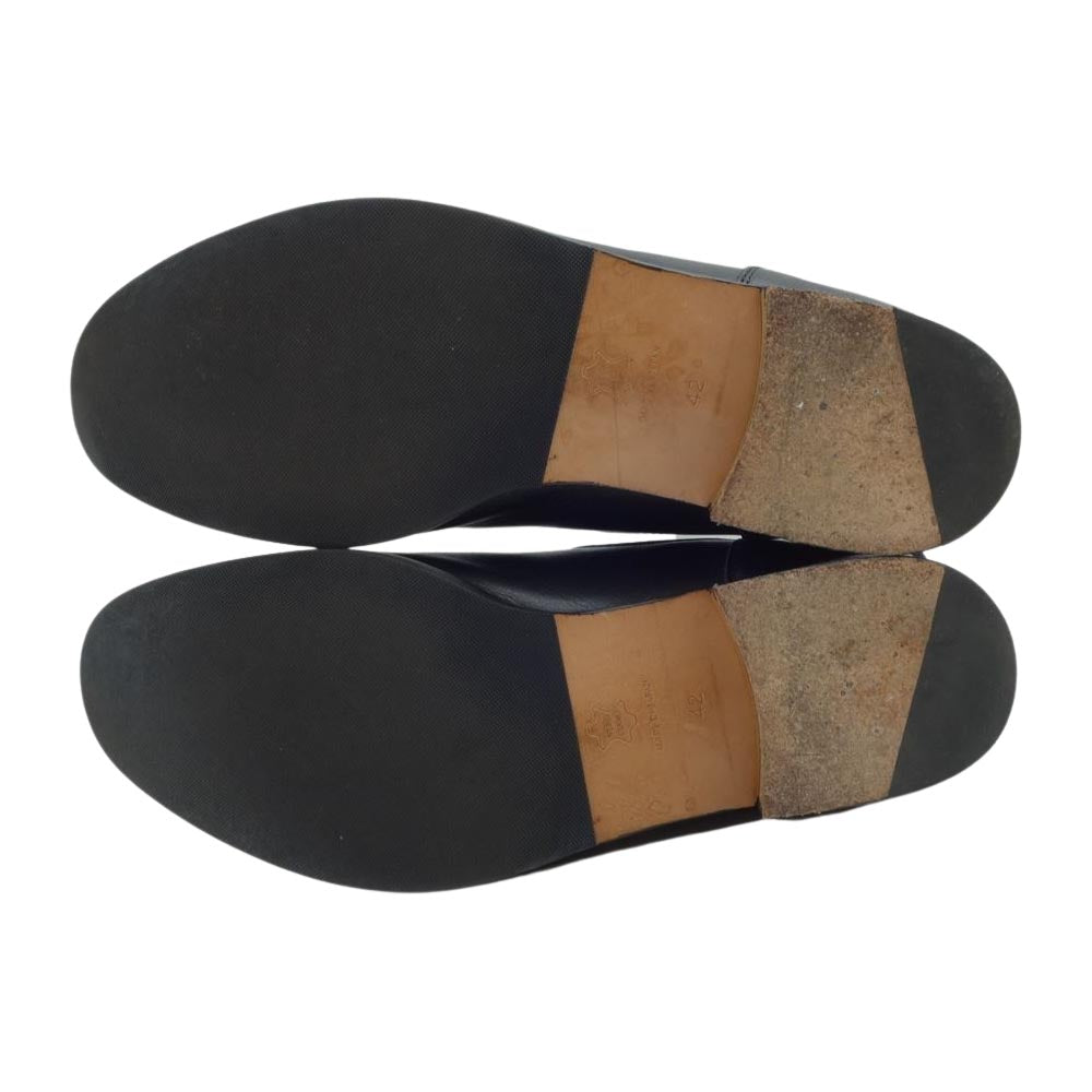 PADRONE パドローネ PU7885-1101-11C BACK ZIP BOOTS バックジップ ブーツ  ブラック系【中古】