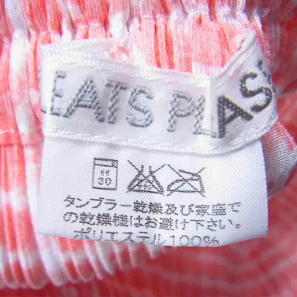 PLEATS PLEASE プリーツプリーズ イッセイミヤケ ISSEY MIYAKE PP12-JG512 プリーツ加工 ドット スカート ピンク系 4【美品】【中古】