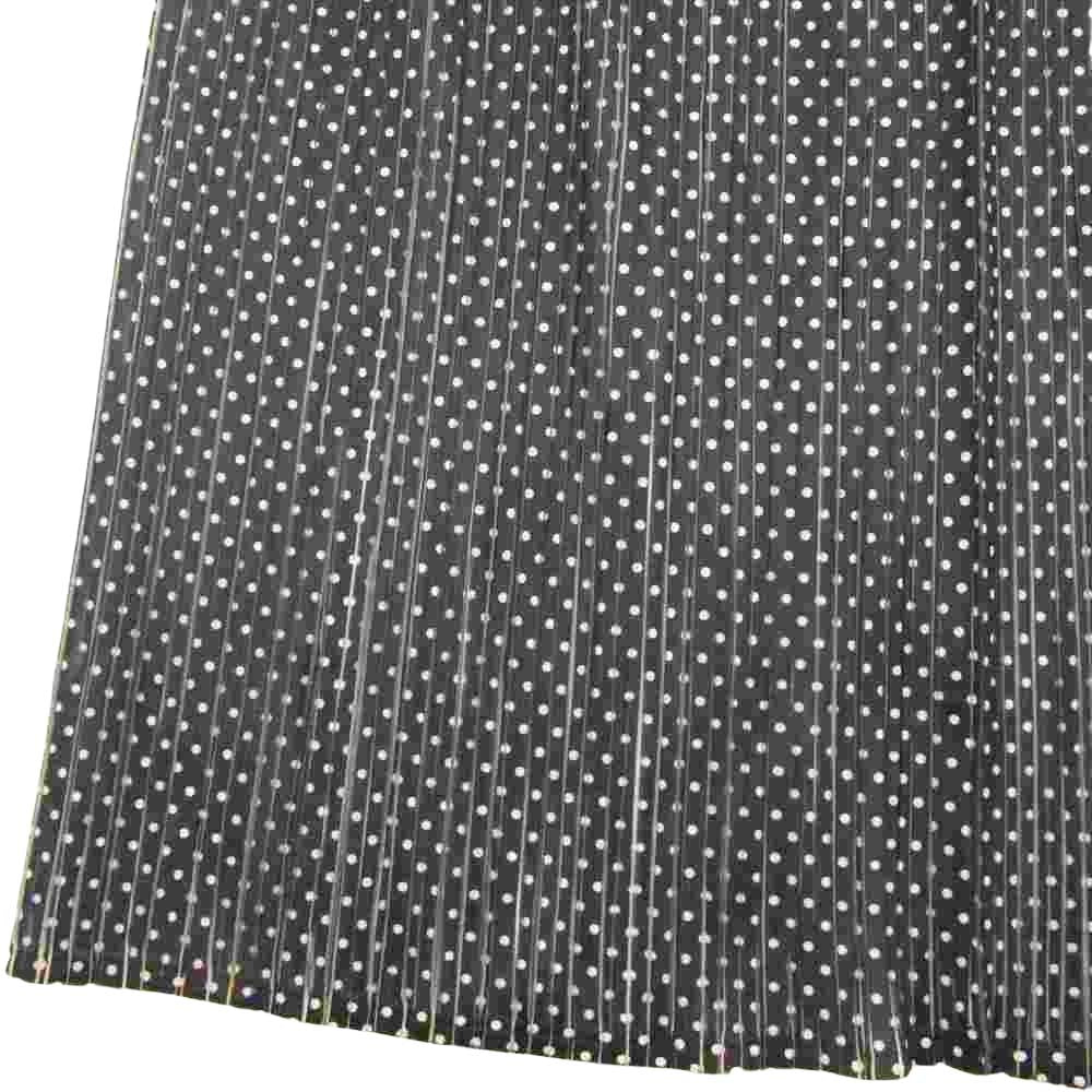 PLEATS PLEASE プリーツプリーズ イッセイミヤケ PP52-JG437 プリーツ加工 ドット スカート ブラック系 3【美品】【中古】