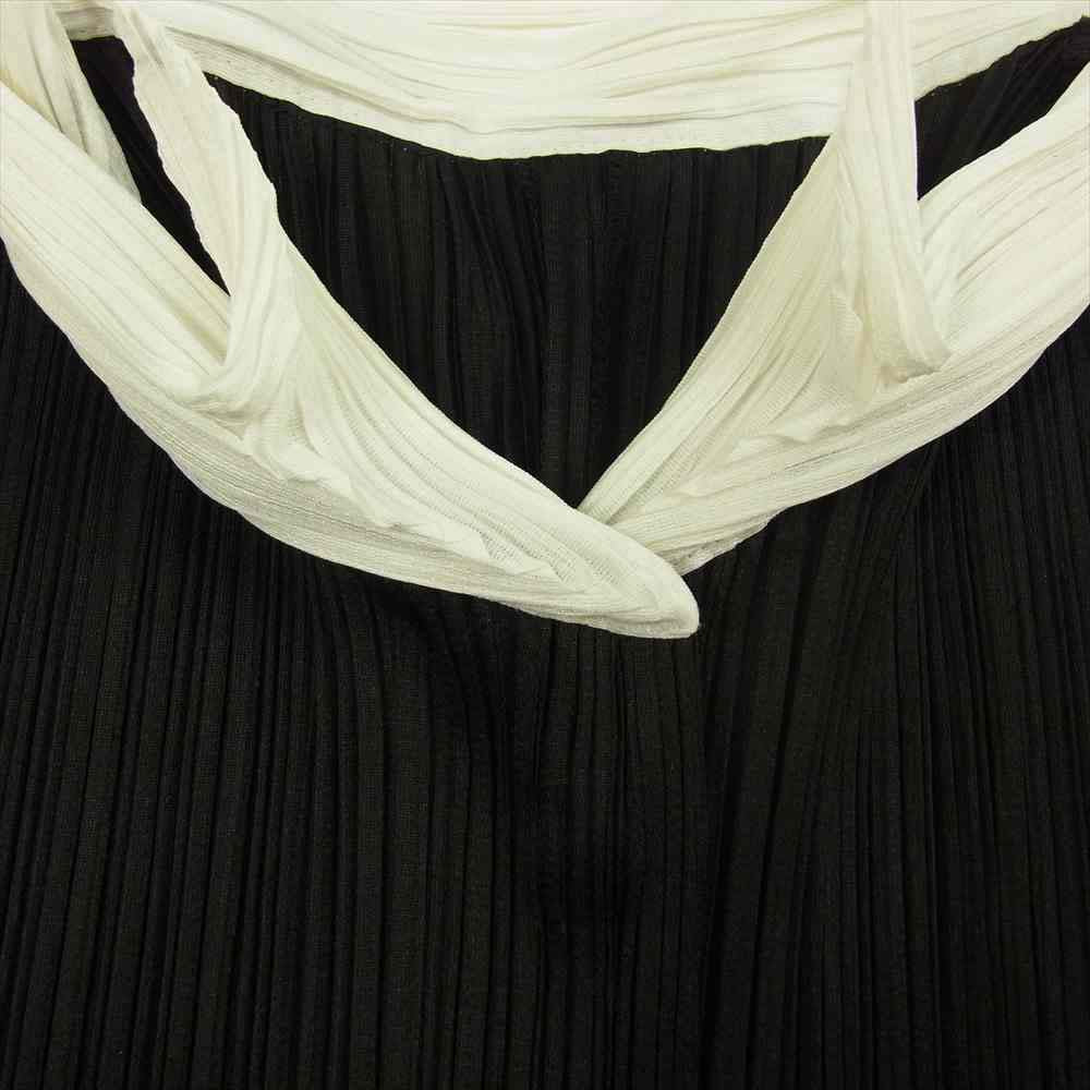 PLEATS PLEASE プリーツプリーズ イッセイミヤケ PP91-JK052 プリーツ加工 ノースリーブ ブラウス ブラック系 3【美品】【中古】
